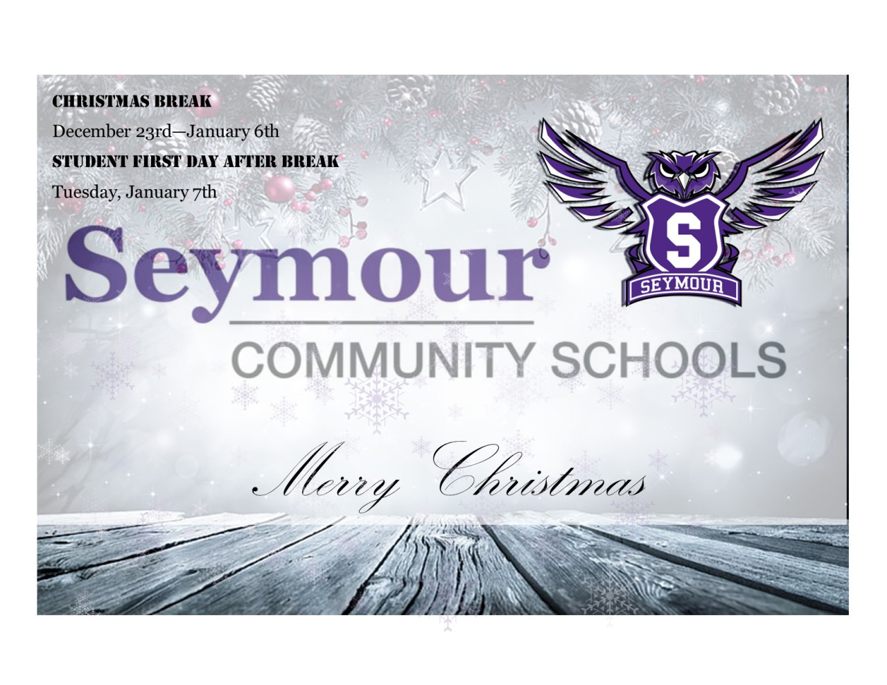 Christmas Break 2024 News